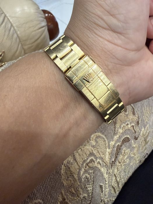 Золотые часы rolex 18k/750 пробы