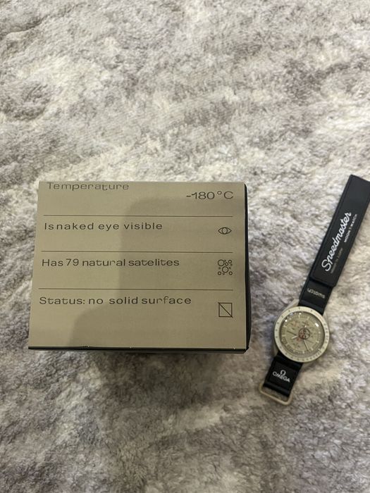 Relógio swatch x omega Mission to Jupiter