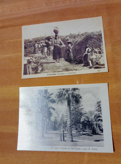 Collection of 10 postcards from Portugal from 1900 to 1910, numbers 1 to 1064284727114115124