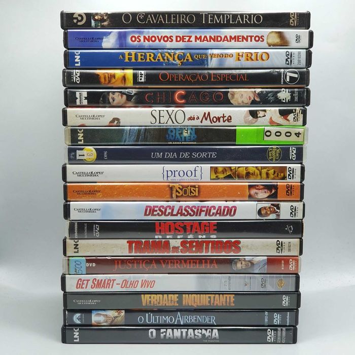 Lote 31/2 - Pack de 18 Filmes em DVD - Ref.VI