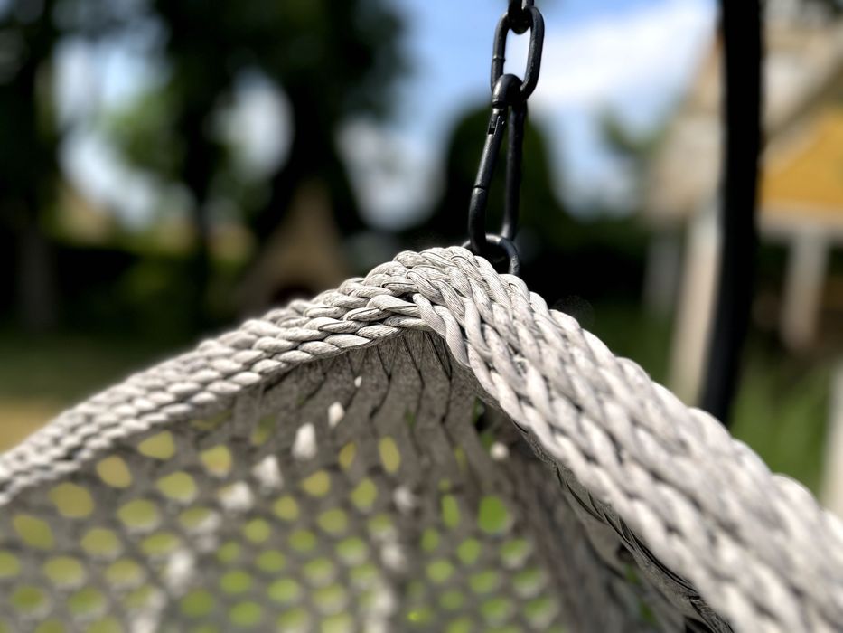 NOWY fotel wiszący kokon EDI – 3 kolory do wyboru taras balkon (W)