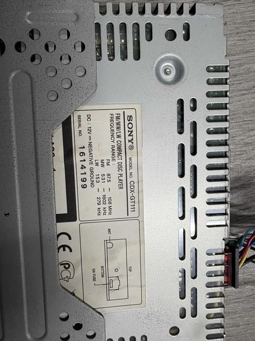 Auto Radio Sony Xplod CDX GT 111