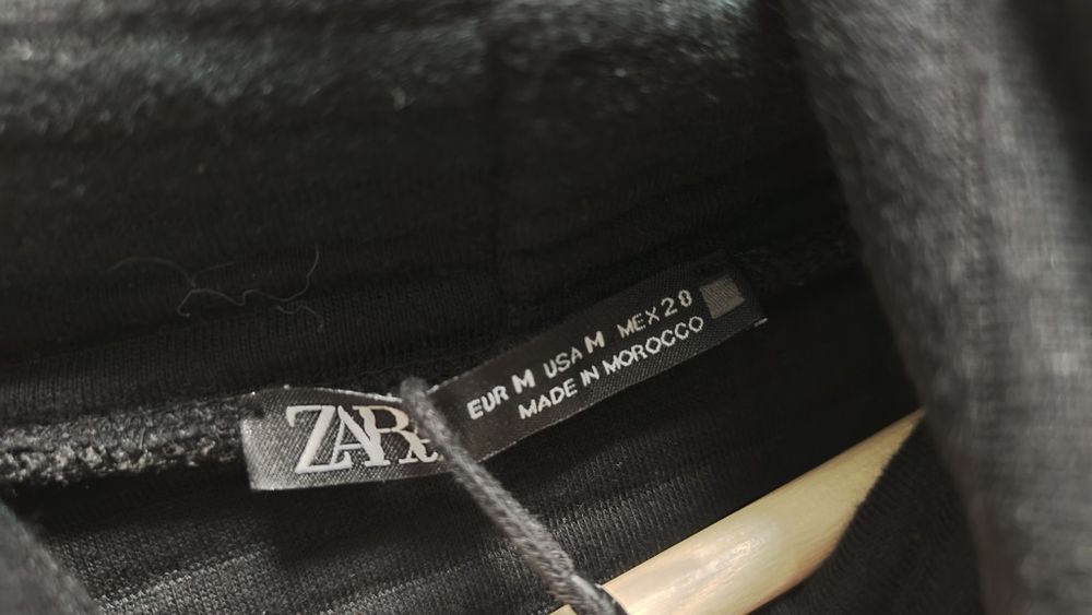 Bluza Zara r. M tunika prążek czarna