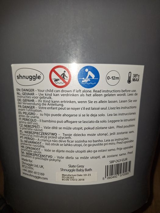 Wanienka wiaderko do kapieli