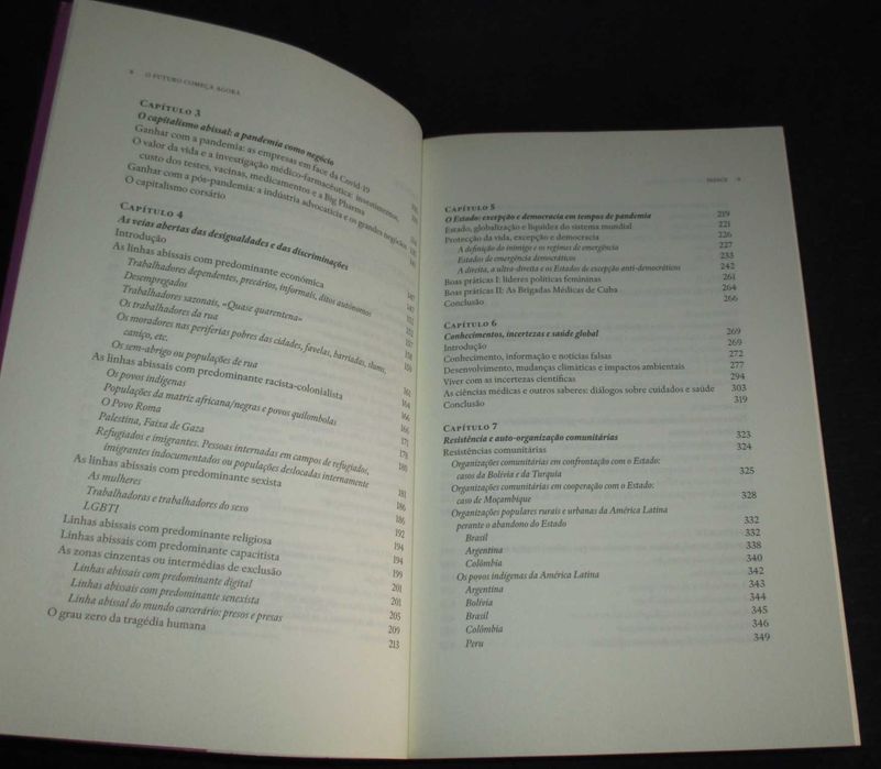 Livro O futuro começa agora Boaventura de Sousa Santos