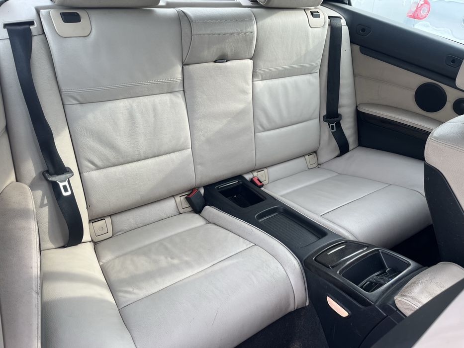 Kanapa tyl tylna  bmw e93 cabrio jasna bezowa skora