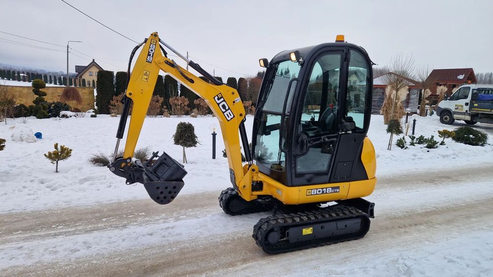 JCB 8018 CTS LONG ARM  Minikoparka | rozsuwane gąsienice | Najlepszy model | szybkozłącze |