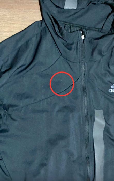 Вітровка Adidas чоловіча чорна