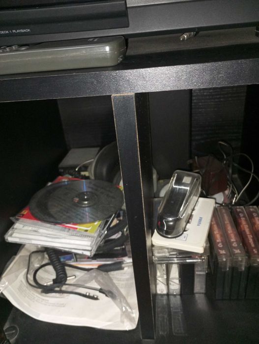 Aparelhagem antiga, com duas colunas