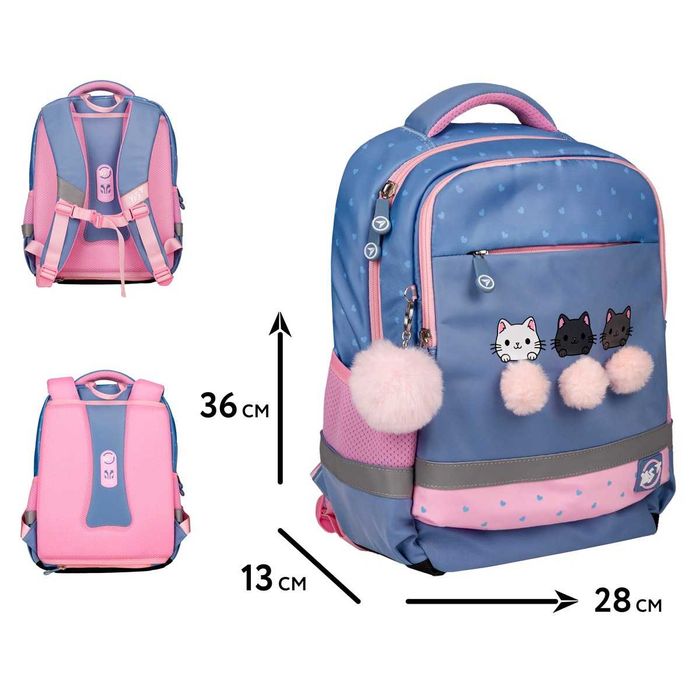 Рюкзак YES S-52 шкільний Meow-Meow Ergo Minecraft Game