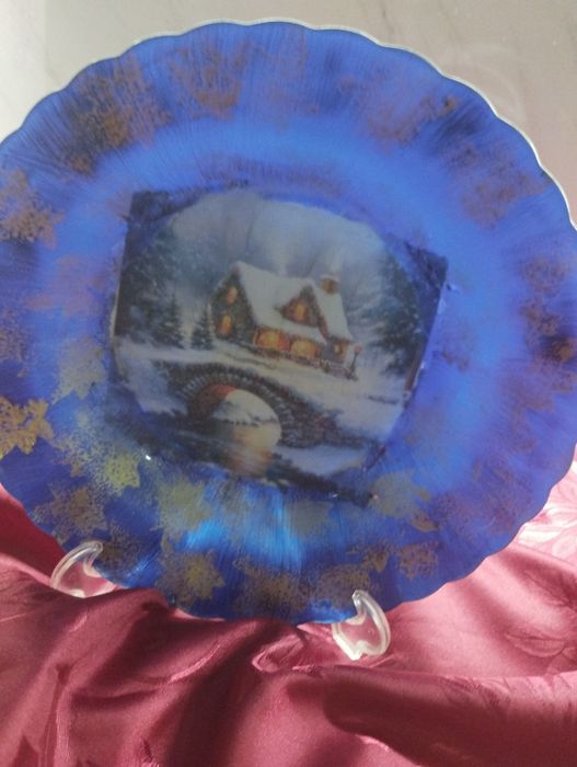 Prato decorativo de Natal