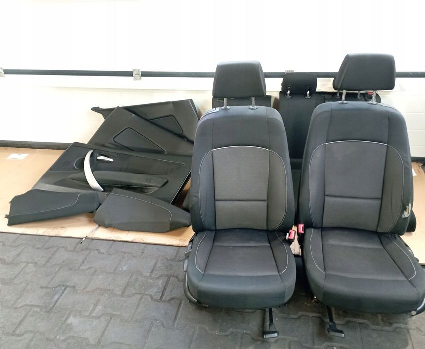 BMW 1 E87 3D KANAPA FOTELE PODGRZEWANE BOCZKI KOMPLET