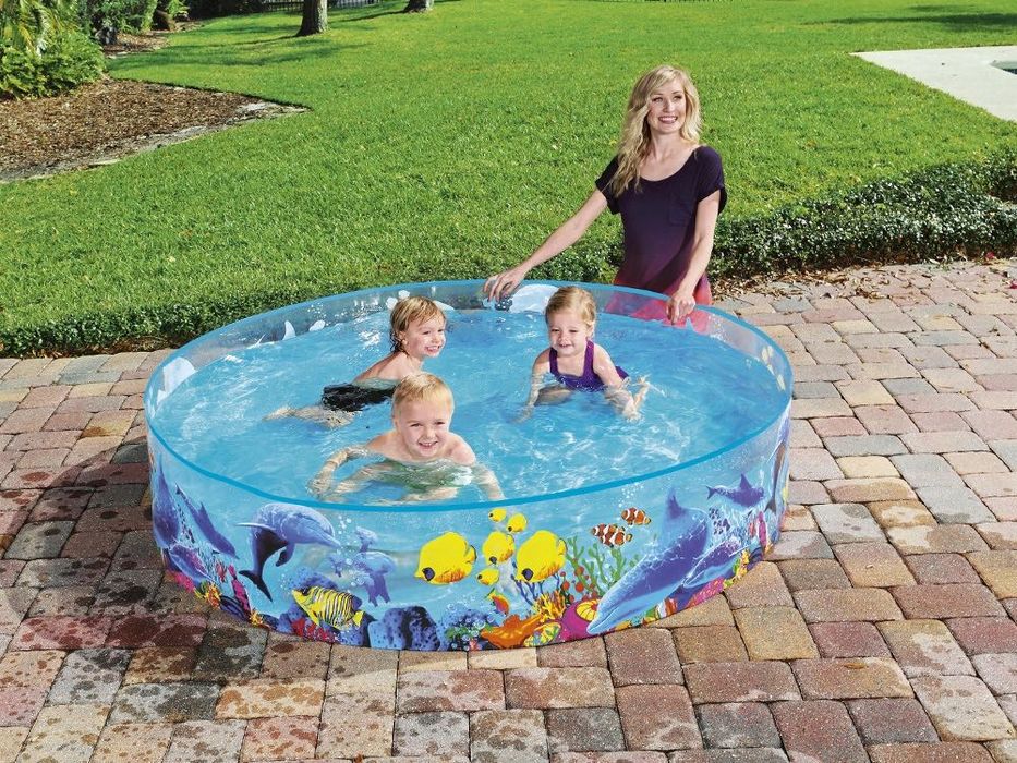 bestway basen rozporowy ogrodowy dla dzieci 183x38cm rybki
