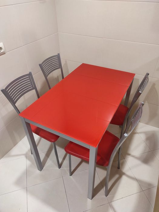 Mesa cozinha vidro temperado