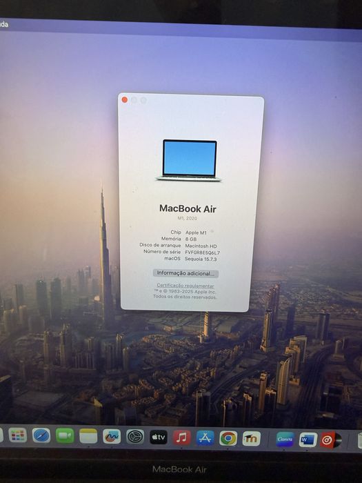 Macbook Air M1 - 245 GB • 8RAM