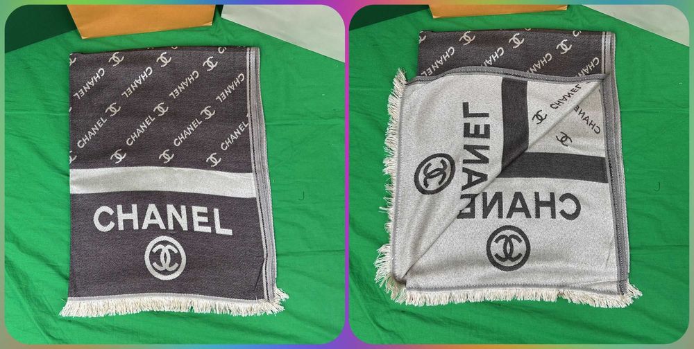 Szal chanel tommy hilfiger prada grubsze nowość unisex