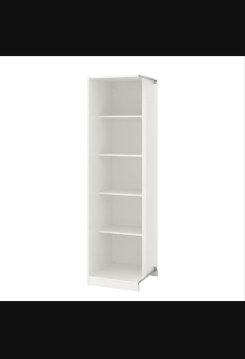 Estrutura de canto PAX IKEA com 4 prateleiras