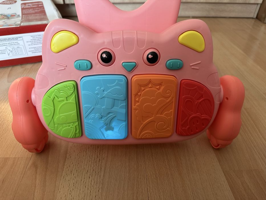 Килимок толокар 2в1  рожевий,  піаніно 3м+ є коробка гарний стан