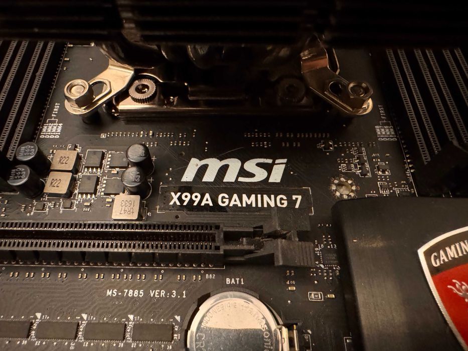 Zestaw Gaming MSI X99a Gaming 7 + Intel Core I7-6800K Be Quiet