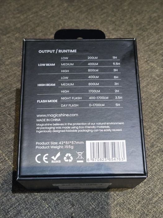 Magicshine Evo 1700SD sterowanie z Shimano Di2