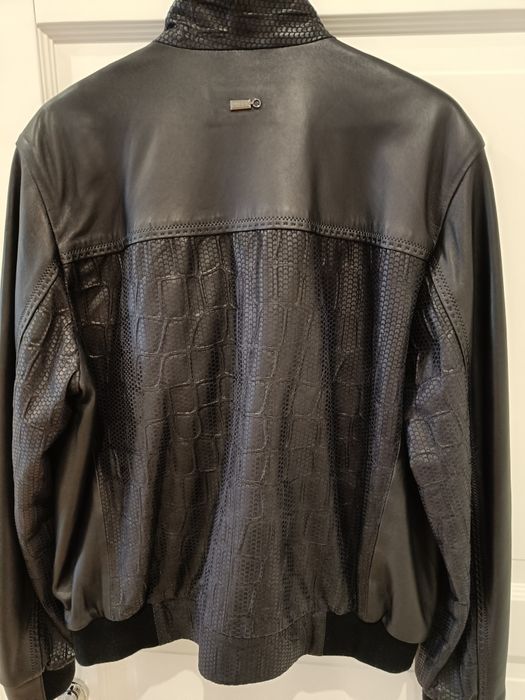 Продам мужскую кожаную куртку Zilli 52р(Франция)