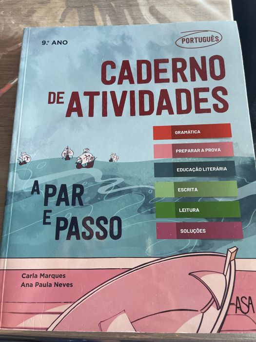 Livro de fichas/caderno de atividades matemática e português 9 ano