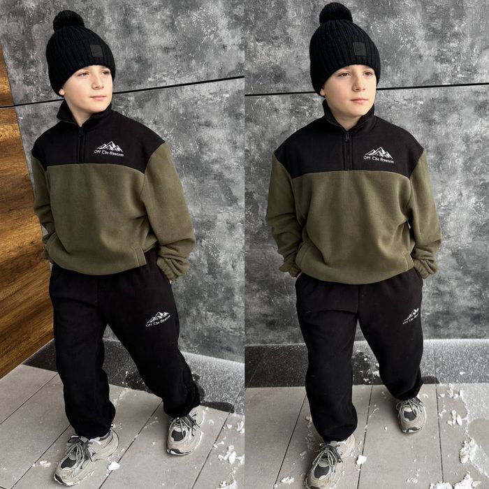 Крутий спортивний костюм фліс для хлопчиків 134-140,146-152,158-164 р.