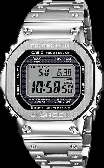 Годинник наручний чоловічий в стилі Casio G-SHOCK GMW-B5000D-1ER різні кольори