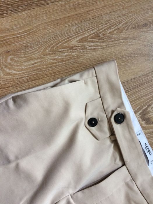 Класичні укорочені брюки mango