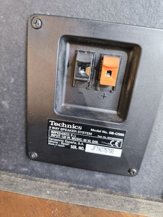 Colunas de som Technics