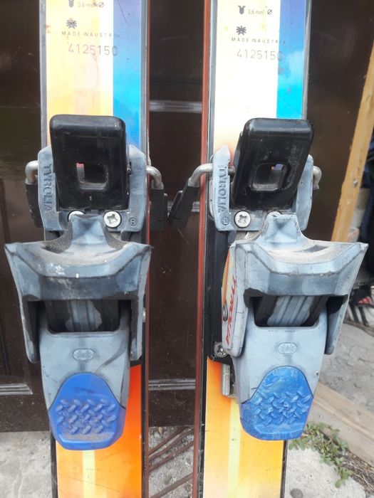 Горные лыжи б/у крепления.