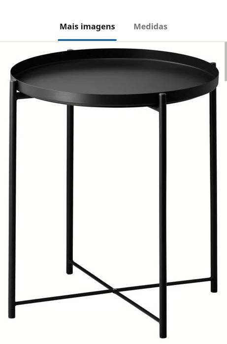 Mesa pequena redonda