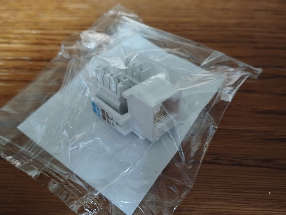 Gniazdo keystone rj45 5e