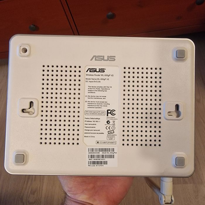 Router Router Asus WL-500gP V2 możliwe OpenWRT