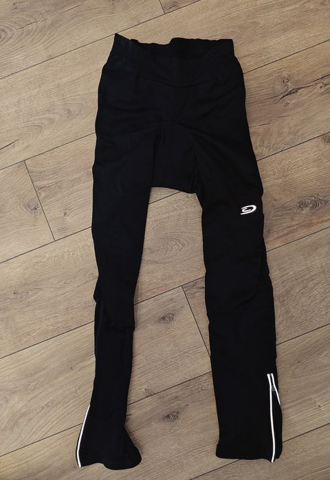 Damskie praktycznie nowe długie legginsy na rower rozmiar S