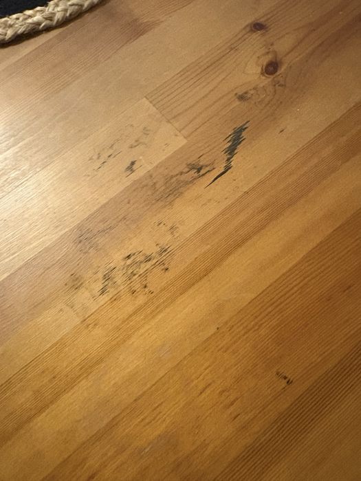 Stól sosnowy , 4 krzesła sosnowe