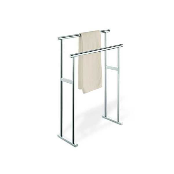 SCALA – Toalheiro Duplo de Pé da ZACK em Cromada (Novo)