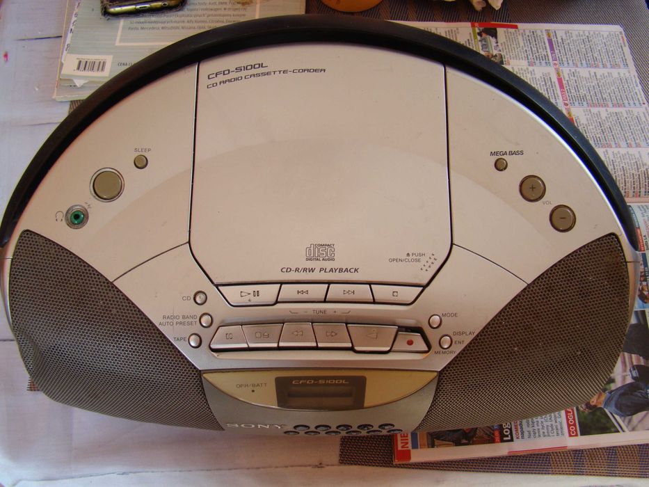 radiomagnetofon Sony CFD S100L