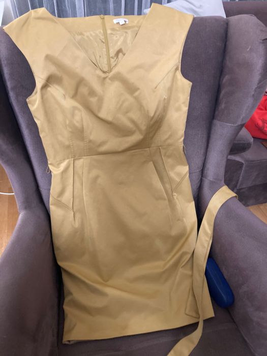 Sukienka musztardowa Solara