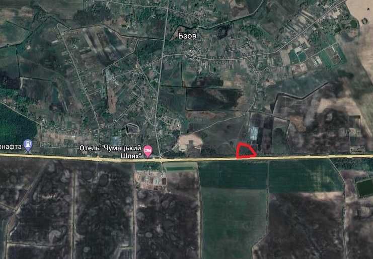 Фасад 2 га комерційного використання, АЗС. Траса Київ-Харків (М- 03)
