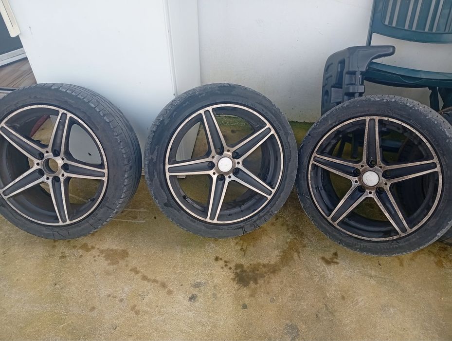 vendo jantes furação 5/112 da para mercedes grupo vag