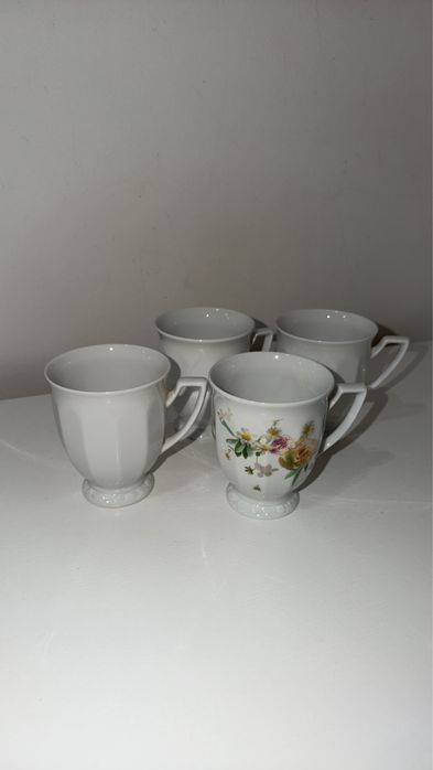 Rosenthal Biała Maria Maria Róża kubek x4