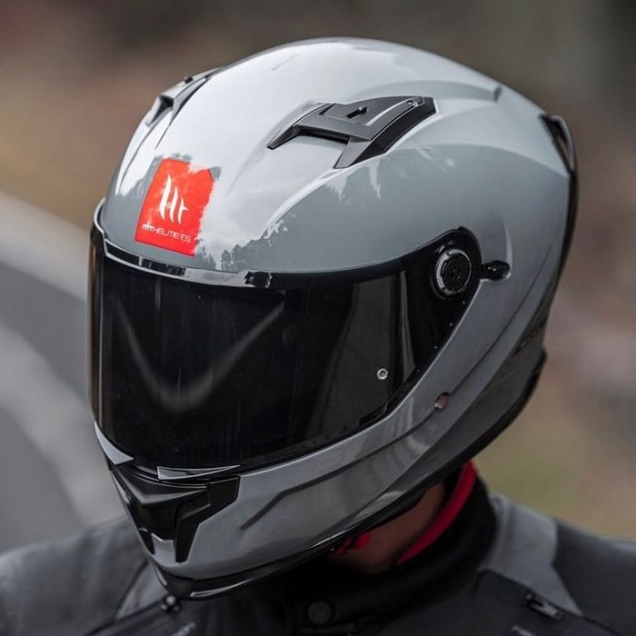 Шолом мото MT helmets braker sv шлем інтеграл іспанський сірий Grey