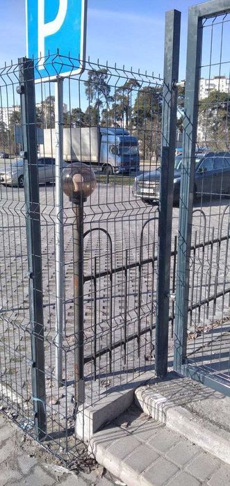 бюджетний паркан. Європаркан 3D Огорожа з сітки.1,70/2,0/1,50м забор