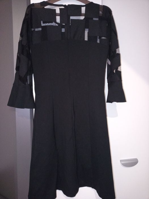 Sukienka czarna s/m