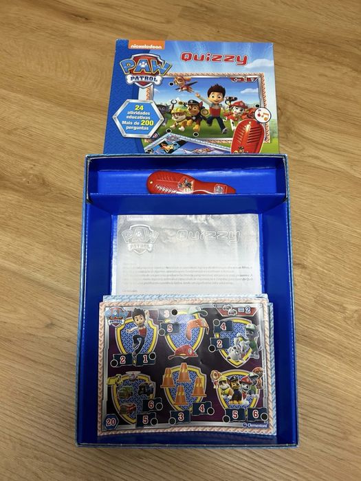 Jogo quiz patrolha pata da Clementoni