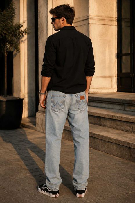 Сток з Європи та Канади. Чоловічі джинси Wrangler оригінал W38 L34 (Розмір 54)