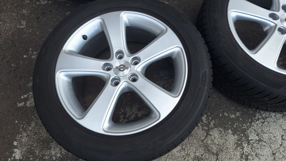 р17 5×112 диски Skoda,VW с шинами 225/50-17