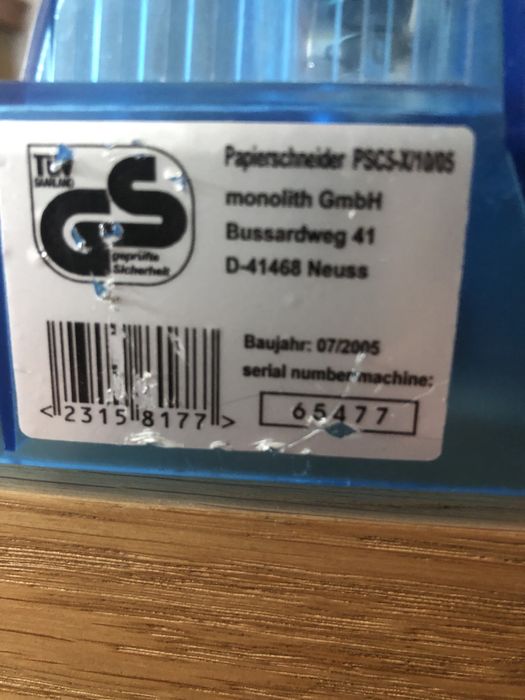 Gilotyna do papieru A4