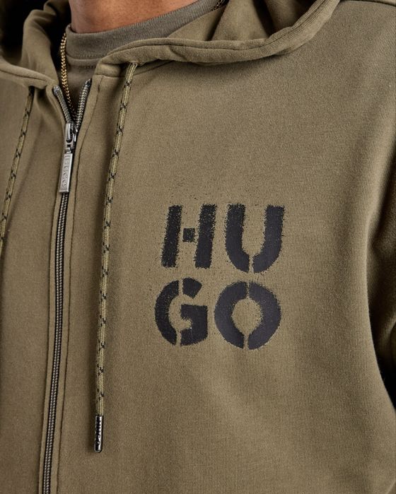 Оригинал HUGO худи на молнии XXL